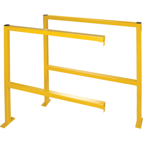 Protecteurs de périmètre - Style tubulaire, 48" la x 49-1/2" h, Jaune - KD132