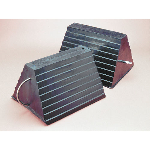 Wheel Chock, 9" x 8" x 6", Black - KH600