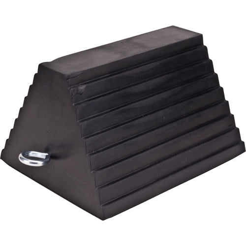 Wheel Chock, 9" x 8" x 6", Black - KH601