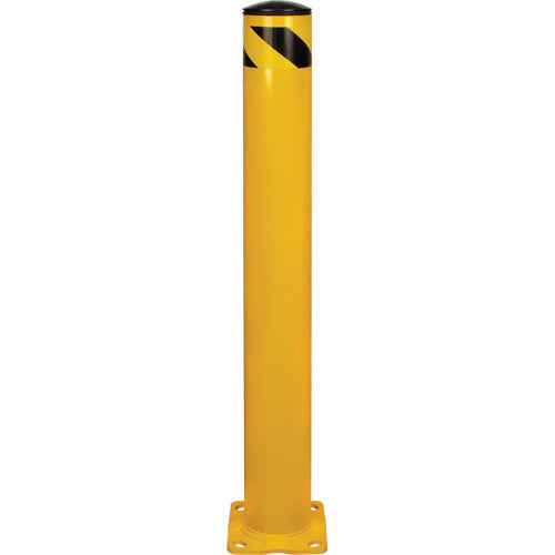Butoir de sécurité, Acier, 42" h x 5-1/2" la, Jaune - KI317
