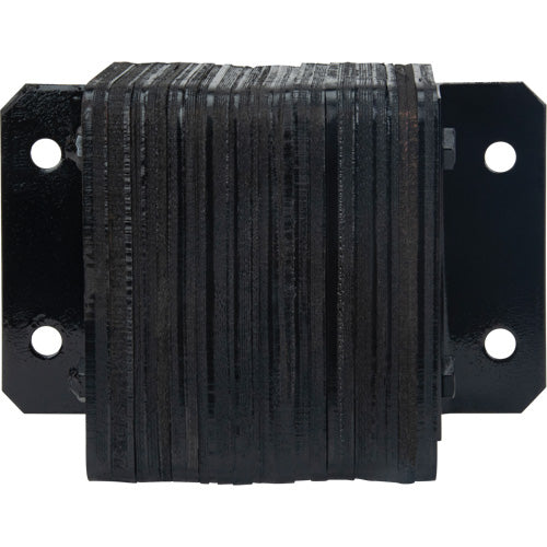 Butoirs de quai lamellés, Horizontal, Caoutchouc, 12" la x 4" p x 10" h - KI322