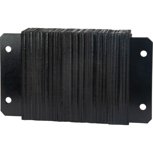 Butoirs de quai lamellés, Horizontal, Caoutchouc, 18" la x 4" p x 12" h - KI324