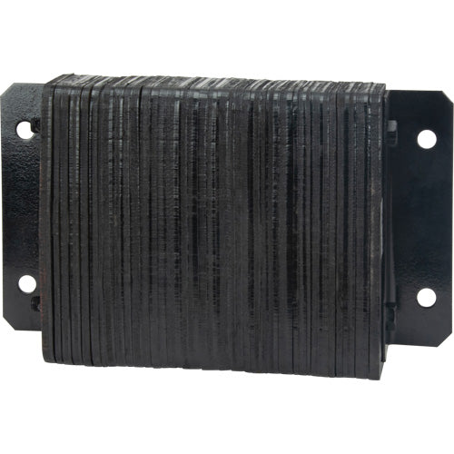 Butoirs de quai lamellés, Horizontal, Caoutchouc, 18" la x 4" p x 12" h - KI324