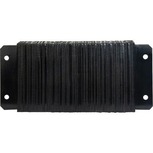 Butoirs de quai lamellés, Horizontal, Caoutchouc, 24" la x 4" p x 12" h - KI325