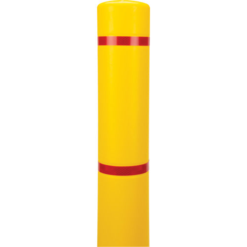 Capuchon en polyéthylène pour borne de protection, 4-1/2" dia. x 64" l, Rouge/Jaune - KI328