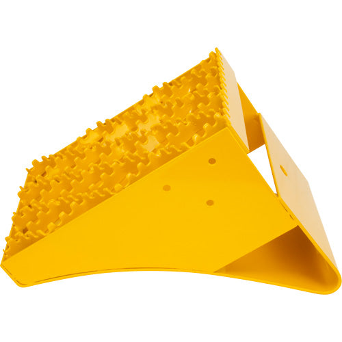 Cales-roue pour la glace, Acier, Jaune, 8-1/16" la x 10-5/8" p x 8-13/16" h - KI331