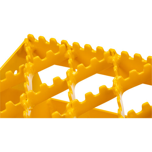 Cales-roue pour la glace, Acier, Jaune, 8-1/16" la x 10-5/8" p x 8-13/16" h - KI331