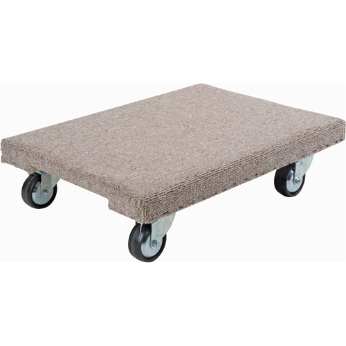 Hardwood Carts - Medium Duty, Polyolefin Wheels, 900 lb Capacity, 18" W x 24" D x 7" H - MA187