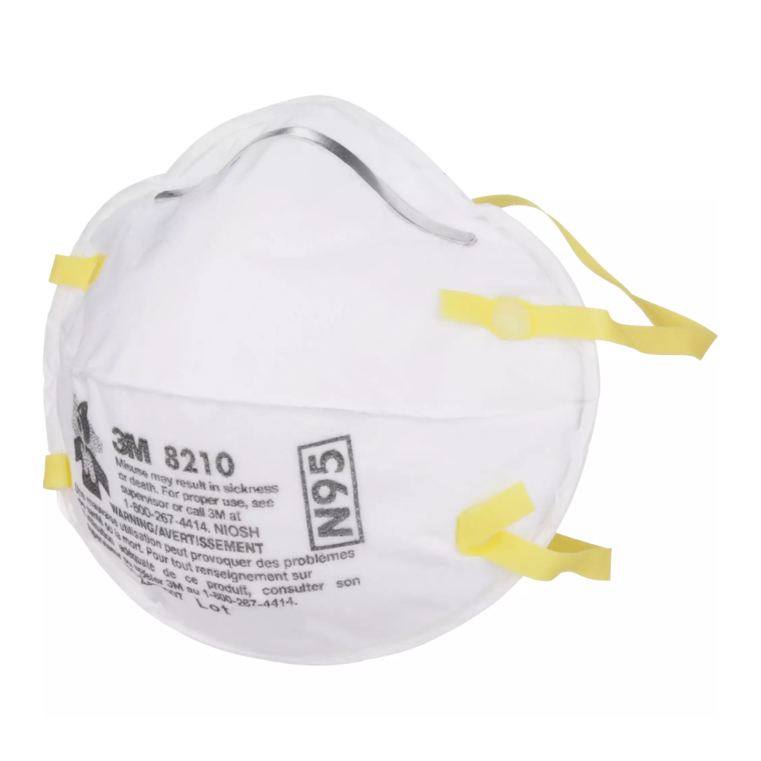 XPRS - Respirateurs contre les particules 8210, N95, Certifié NIOSH