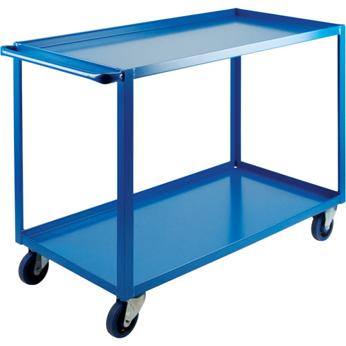 Chariots à tablettes robustes, 2 Tiers, 24" la x 36" h x 51" p, Capacité 1200 lb - MB449