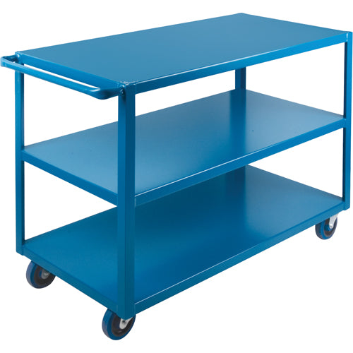 Chariots à tablettes robustes, 3 Tiers, 24" la x 36" h x 51" p, Capacité 1200 lb - MB460