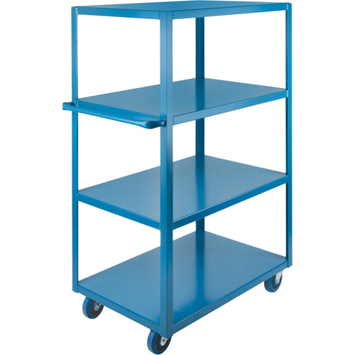 Chariot à tablettes robuste, 4 Tiers, 24" la x 61" h x 36" p, Capacité 1200 lb - MB469