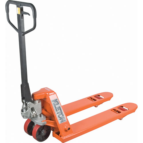 Heavy-Duty Hydraulic Pallet Truck, Steel, 36" L x 27" W, 5500 lb Capacity - MJ499