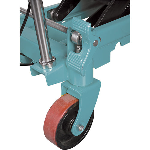 Heavy-Duty Hydraulic Scissor Lift Table, 39-3/8" L x 20-1/8" W, Steel, 1650 lb Capacity - MJ523