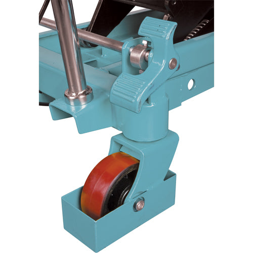 Table élévatrice robuste à ciseaux hydraulique, 40" lo x 20-1/8" la, Acier, Capacité 2200 lb - MJ524