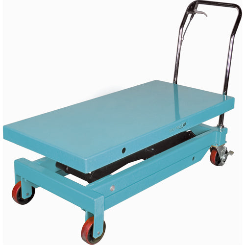 Heavy Duty Hydraulic Scissor Lift Table, 48" L x 24" W, Steel, 1545 lb Capacity - MJ526