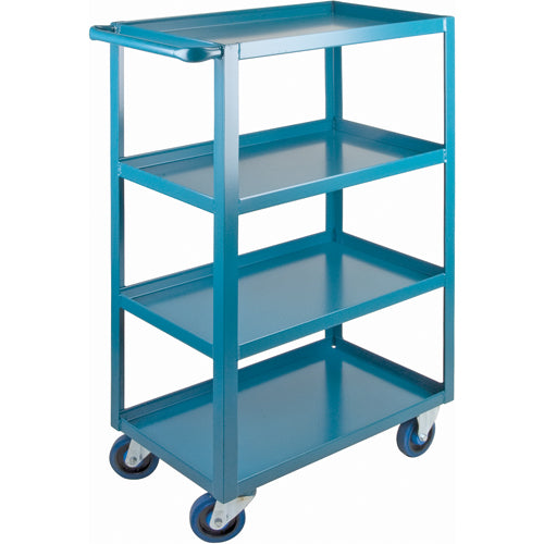Chariots à tablettes robustes, 4 Tiers, 18" la x 48" h x 33" p, Capacité 1200 lb - ML090