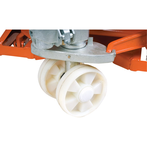 Transpalette hydraulique robuste, Acier, 48" lo x 27" la, Capacité 5500 lb - ML372