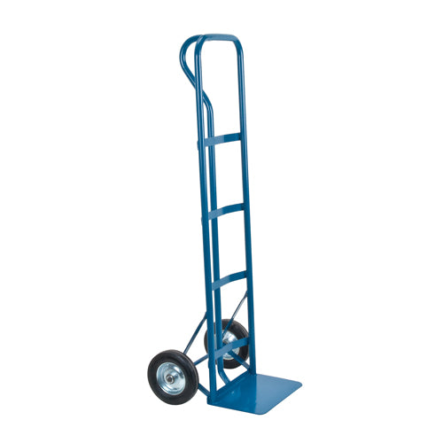 Fully Welded Wheeled Hand Truck, P-Grip, Steel, 51" Height, 600 lb Capacity - MN103