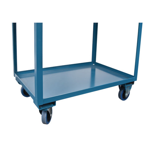 Chariots de service à bordure profonde, 2 Tiers, 24" la x 47" h x 36" p, Capacité 1200 lb - MN393
