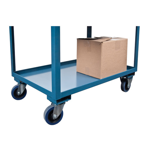 Chariots de service à bordure profonde, 2 Tiers, 24" la x 47" h x 36" p, Capacité 1200 lb - MN394