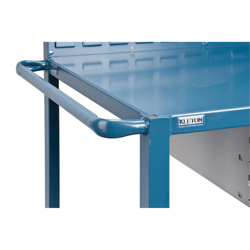 Mobile Service Carts, 2 Tiers, 24" W x 57" H x 40" D, 1200 lb Capacity - MN396