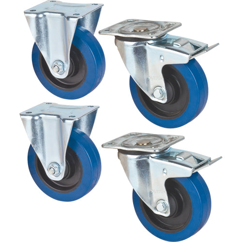 Support pour boîtes de carton - Jeu de roulettes en option - MN425