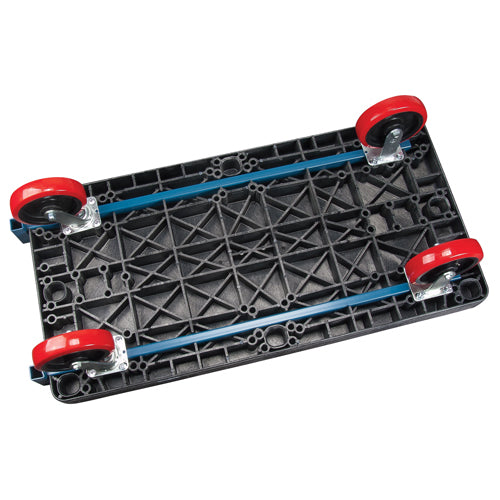 Chariots à plateforme en plastique, 60" lo x 30" la, 2500 lb cap, Roues Polyuréthane - MN431