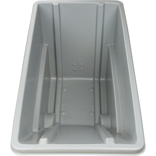 Chariot basculeur en acier, Polyéthylène, 0,625 vg³, Capacité de charge de 500 lb - MN980