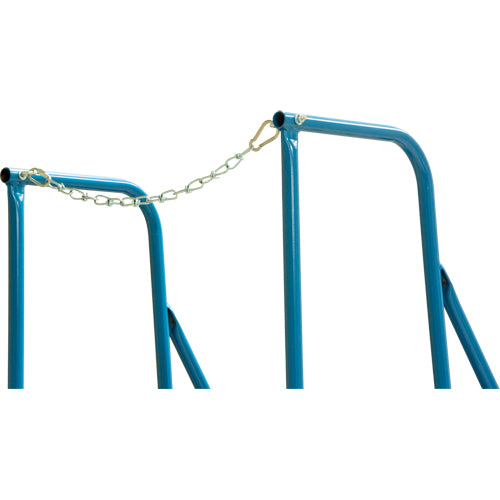 Escabeau roulant avec rails pour accès à une remorque, 5 marches, Largeur de la marche 22", Hauteur de la plateforme 46", Acier - MO011