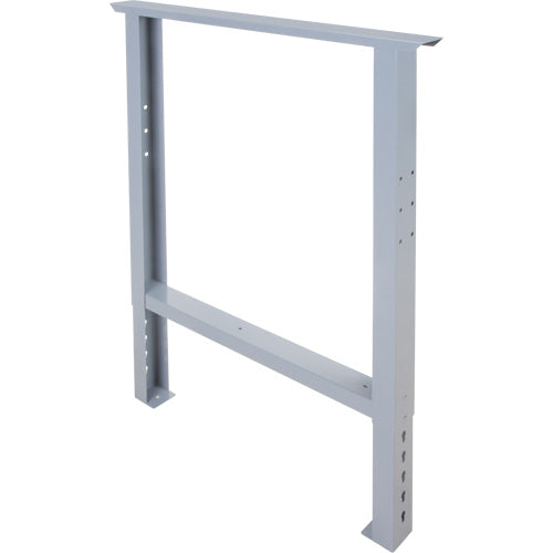 Industrial Duty Workbench Legs, Steel, 30" D x 34" H, Single - MO932