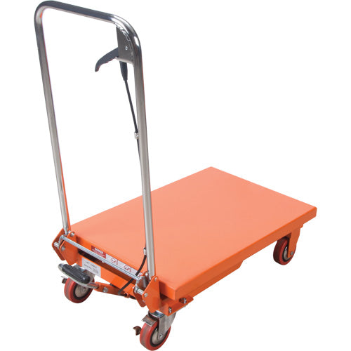 Hydraulic Scissor Lift Table, 27-1/2" L x 17-3/4" W, Steel, 330 lb Capacity - MP005