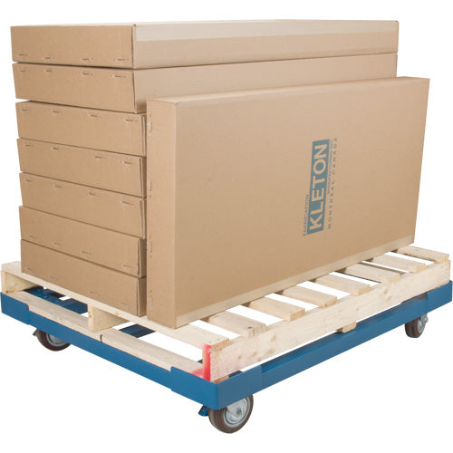 Socle roulant pour palette, 48,5" la x 43" p x 8" h, Capacité de 3000 lb - MP044