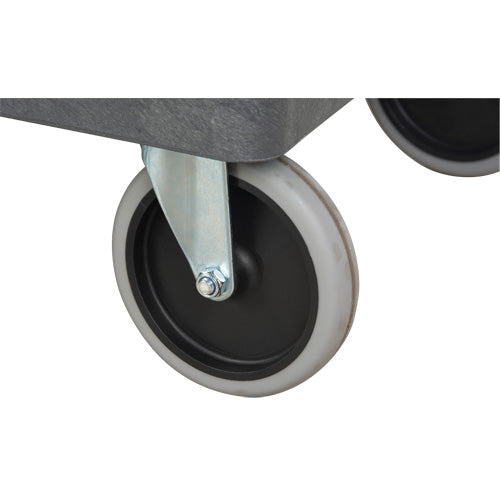 Chariot utilitaire pour l'entretien, 2 tiers, 16-1/2" x 32-1/2" x 34-1/2", Capacité 550 lb - MP640