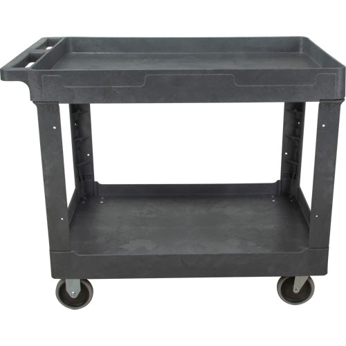 Chariot utilitaire pour l'entretien, 2 tiers, 24-5/8" x 32-1/2" x 40", Capacité 550 lb - MP641
