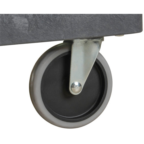 Chariot utilitaire pour l'entretien, 2 tiers, 24-5/8" x 32-1/2" x 40", Capacité 550 lb - MP641