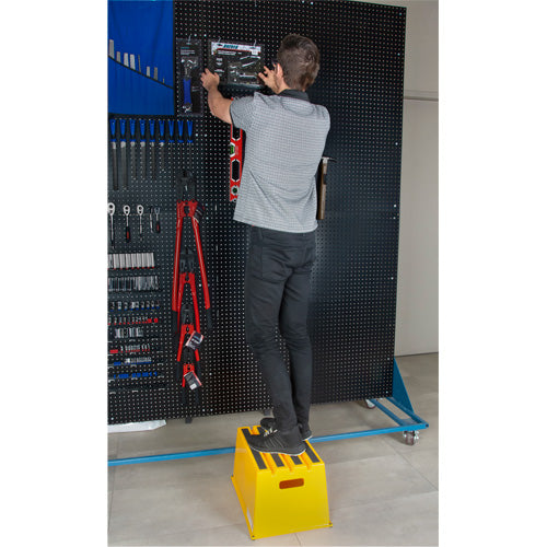 Escabeau industriel, 20-7/8" x 12-3/16" x Hauteur 12" - MP770