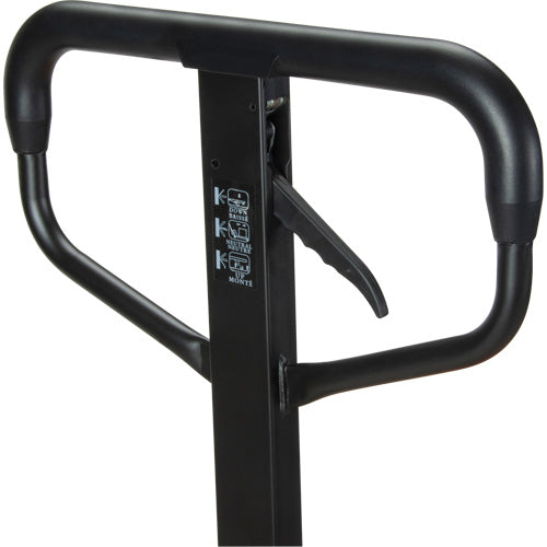 Transpalette hydraulique à levée rapide, Acier, 48" lo x 20" la, Capacité 5500 lb - MP775