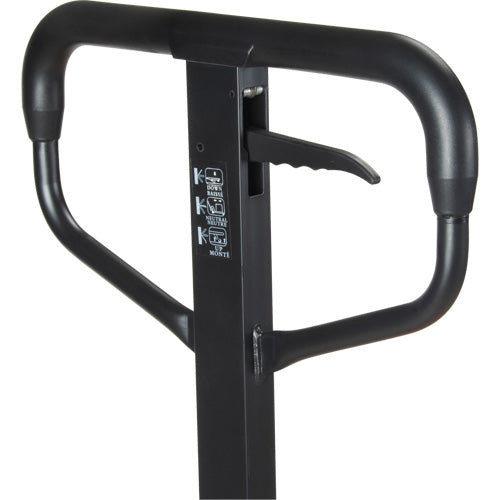 Transpalette hydraulique à levée rapide, Acier, 48" lo x 27" la, Capacité 5500 lb - MP776