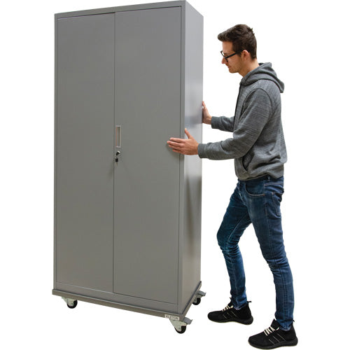 Chariot pour armoire, 24" la x 36" p x 1-3/8" h, Capacité de 1000 lb - MP889