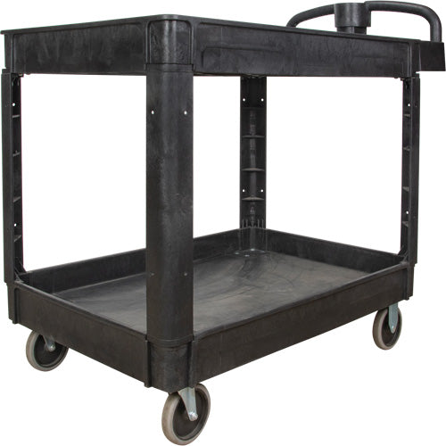 Chariot utilitaire, 2 tiers, 25-5/8" x 33-1/2" x 43-3/4", Capacité 550 lb - MP997