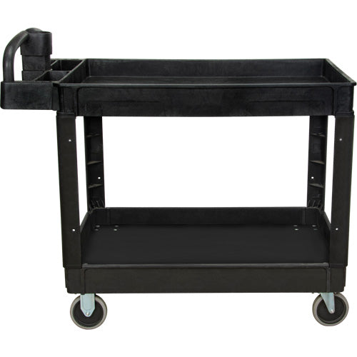 Chariot utilitaire, 2 tiers, 25-5/8" x 33-1/2" x 43-3/4", Capacité 550 lb - MP997