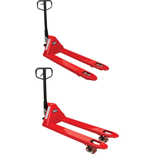 Transpalette hydraulique, Acier, 48" lo x 21,5" la, Capacité 5500 lb - MQ052