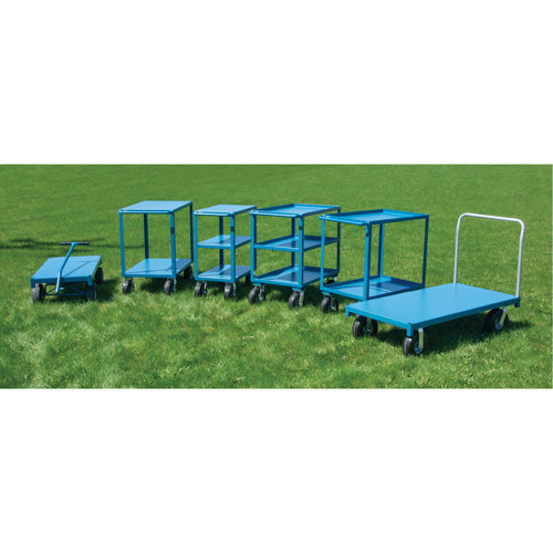 Chariot à tablettes pour l'extérieur, 2 Tiers, 24" la x 39" h x 51" p, Capacité 1200 lb - MQ166