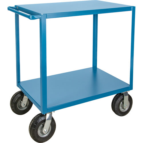 Chariot à tablettes pour l'extérieur, 2 Tiers, 24" la x 39" h x 39" p, Capacité 1200 lb - MQ165