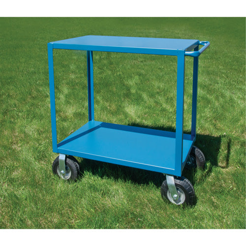 Chariot à tablettes pour l'extérieur, 2 Tiers, 18" la x 39" h x 33" p, Capacité 1200 lb - MQ164