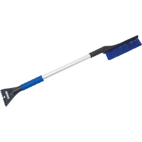 Brosse à neige très longue, lame Polypropylène, 34" Longueur, Bleu - NM979