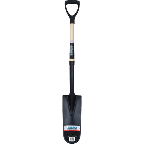 Pelle à drain, Acier durci, Lame 14" x 6", 30" lo, Manche Prise en D - NN247