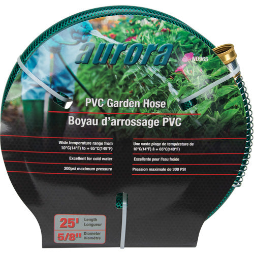 Tuyau de jardin, PVC, 5/8" dia x 25' - NO965