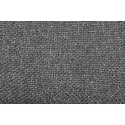 Chaise pliante de luxe en tissu rembourrée, Acier, Gris, Capacité 300 lb - OR434